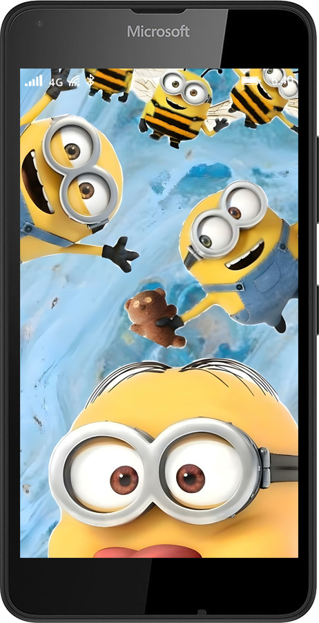 2D пластиковий чехол Миньоны для Microsoft Lumia 640 - 6386t-273 изображение 