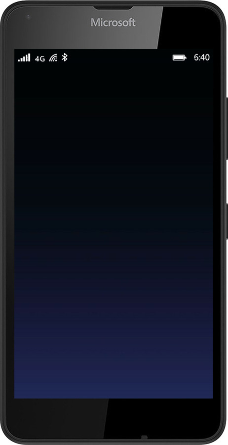 2D пластиковый чехол Градиент в тёмно - синем стиле для Microsoft Lumia 640 - 6542t-273 изображение 