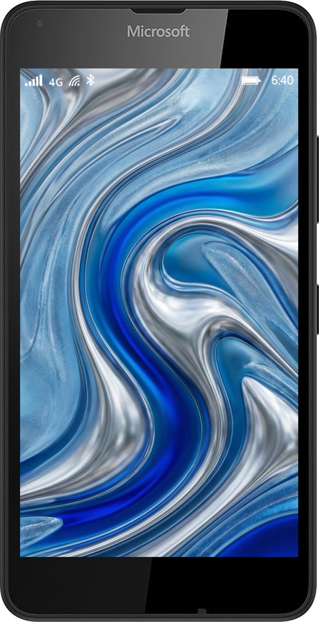 2D пластиковый чехол Liquid Chrome для Microsoft Lumia 640 - 6781t-273 изображение 