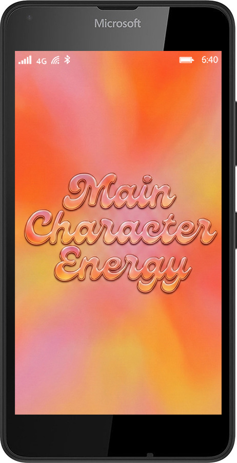 2D пластиковий чехол Aura Gradient Main Character Energy Aesthetic Y2K для Microsoft Lumia 640 - 6783t-273 изображение 