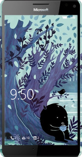 3D пластиковий матовий чехол Арт принт Тихе місце чаю для Microsoft Lumia 950 XL Dual Sim - 6544m-407 изображение 