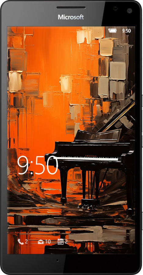 Силиконовый чехол Чехол для телефона Оранжевый Рояль для Microsoft Lumia 950 XL Dual Sim - 5937u-407 изображение 