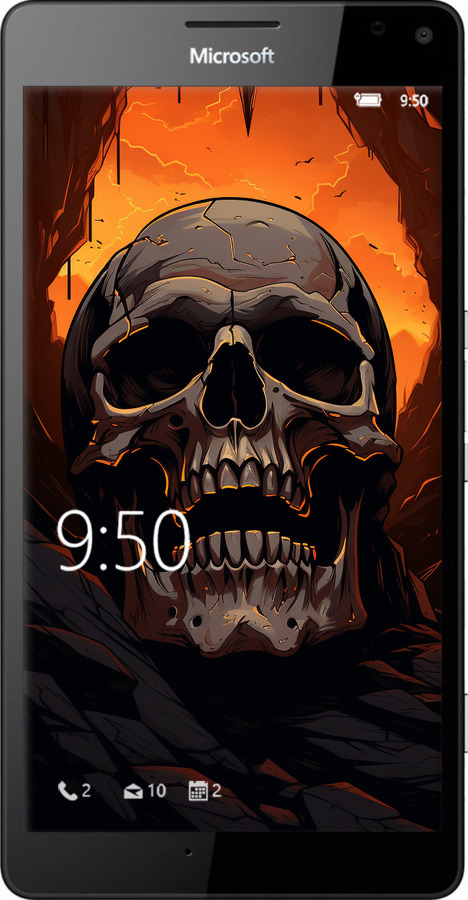 Силіконовий чехол Черв пещері для Microsoft Lumia 950 XL Dual Sim - 5959u-407 изображение 