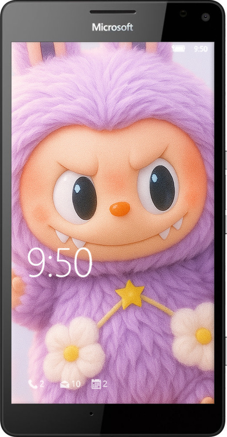 Силиконовый чехол Лабубу для Microsoft Lumia 950 XL Dual Sim - 6708u-407 изображение 
