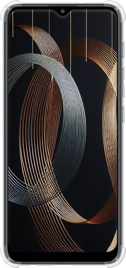 Силикон с усиленными углами чехол Симфония для Motorola E20 - 5835sp-2509 изображение 