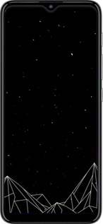 Силиконовый чехол Черно белые абстрактные горы для Motorola E20 - 6437u-2509 изображение 