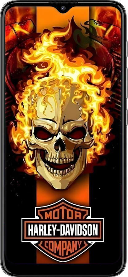 Силиконовый чехол Харлей девидсон для Motorola E20 - 6370u-2509 изображение 