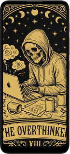 TPU чехол The Overthinker для Motorola E40 - 6774b-2660 изображение 