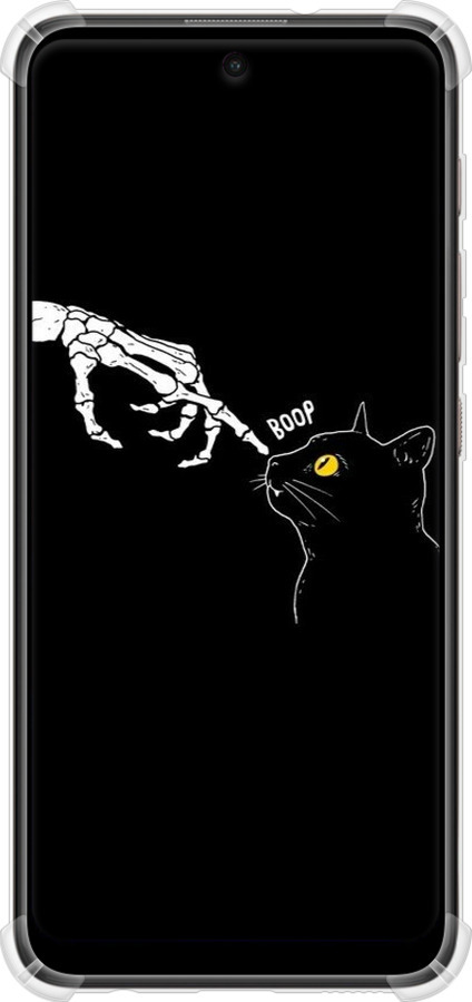 Силикон с усиленными углами чехол Кошка для Motorola E40 - 6505sp-2660 изображение 
