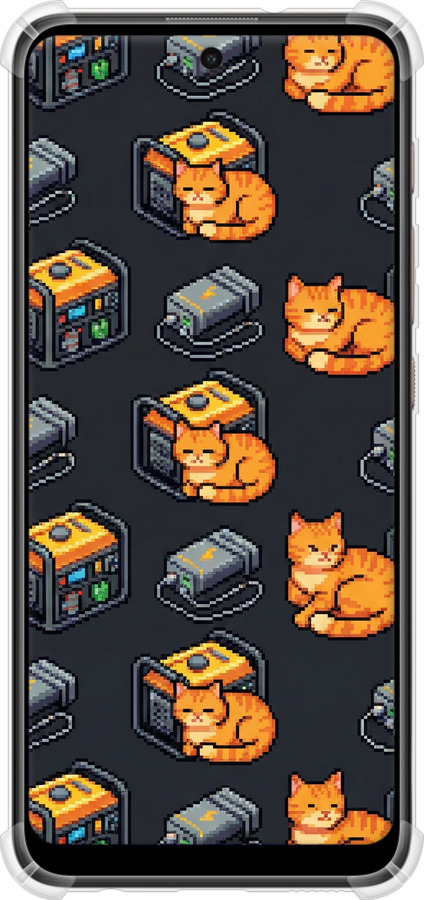 Силикон с усиленными углами чехол Autonomous Zone для Motorola E40 - 6771sp-2660 изображение 