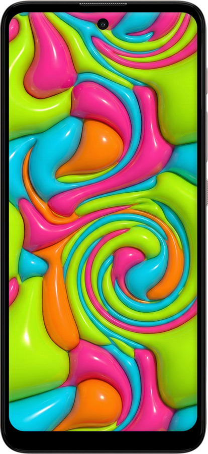 Силиконовый чехол Y2K Jelly Dream для Motorola E40 - 6780u-2660 изображение 