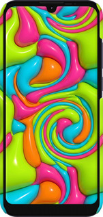 3D пластиковий матовий чехол Y2K Jelly Dream для Motorola E6i - 6780m-2355 изображение 