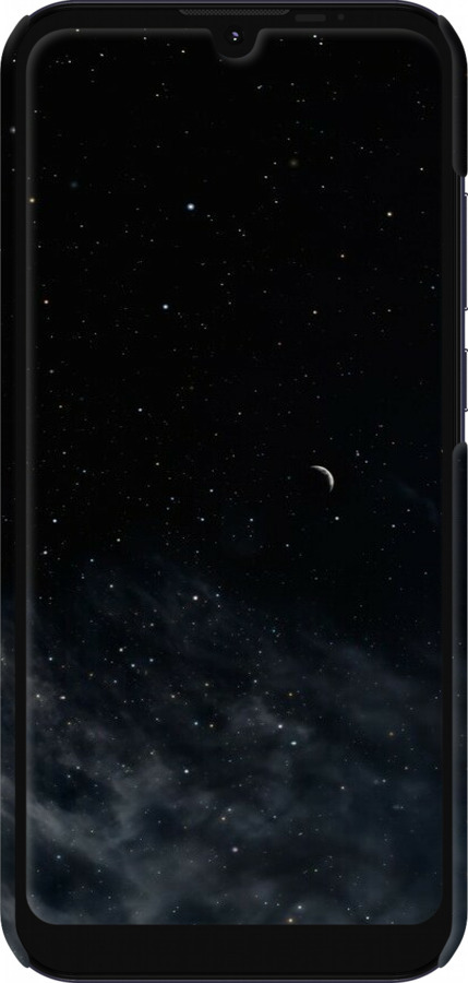 3D пластиковий матовий чехол Нічне небо для Motorola E6s - 6451m-2001 изображение 
