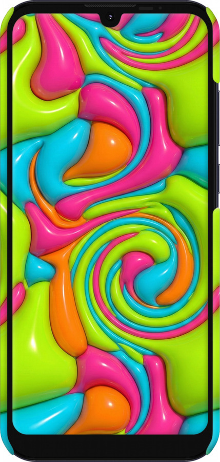 3D пластиковий матовий чехол Y2K Jelly Dream для Motorola E6i - 6780m-2355 изображение 