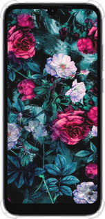 Силикон с усиленными углами чехол Сад и розы для Motorola E6s - 6483sp-2001 изображение 