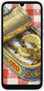 Силіконовий протиударний с посиленими кутами чехол Vintage Sardine Tin Phone для Motorola E6i - 6772sp-2355 изображение 