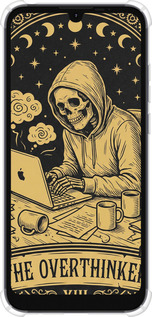 Силикон с усиленными углами чехол The Overthinker для Motorola E6i - 6774sp-2355 изображение 