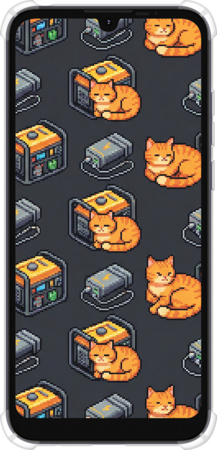 Силіконовий протиударний с посиленими кутами чехол Autonomous Zone для Motorola E6i - 6771sp-2355 изображение 