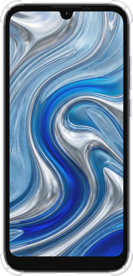 Силикон с усиленными углами чехол Liquid Chrome для Motorola E6i - 6781sp-2355 изображение 