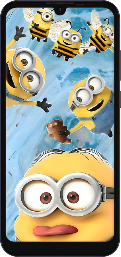 Силіконовий чехол Миньоны для Motorola E6s - 6386u-2001 изображение 