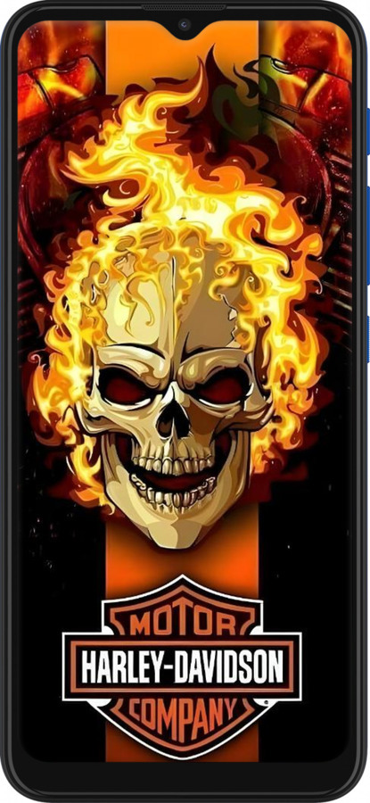 Силиконовый чехол Харлей девидсон для Motorola E7 Plus - 6370u-2107 изображение 