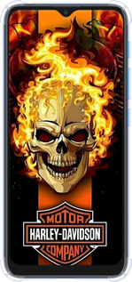 Силикон с усиленными углами чехол Харлей девидсон для Motorola E7 Power - 6370sp-2284 изображение 