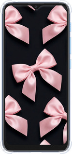 Силикон с усиленными углами чехол Coquette Ribbons Dark Coquette для Motorola E7 Power - 6767sp-2284 изображение 
