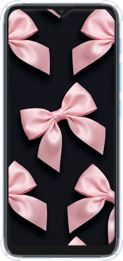 Силикон с усиленными углами чехол Coquette Ribbons Dark Coquette для Motorola E7 Power - 6767sp-2284 изображение 
