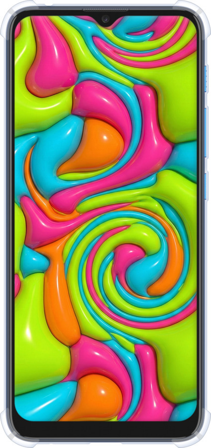 Силикон с усиленными углами чехол Y2K Jelly Dream для Motorola E7 Power - 6780sp-2284 изображение 