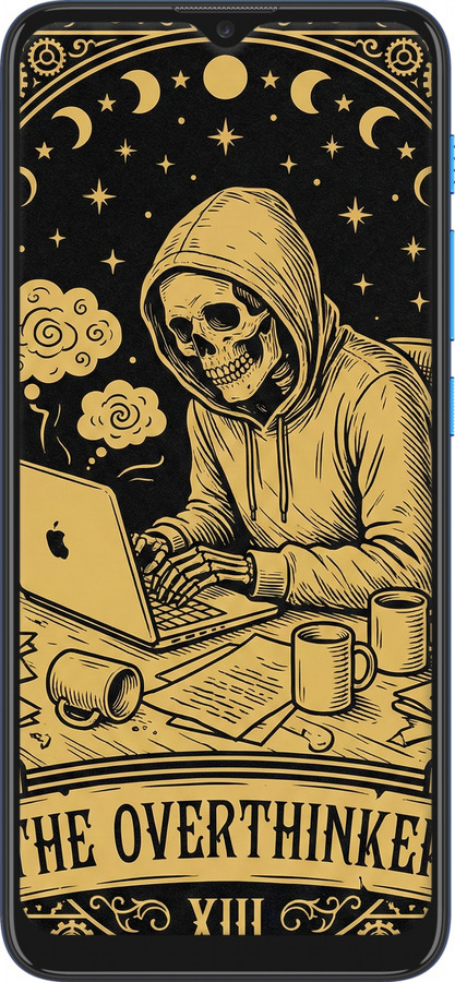 Силиконовый чехол The Overthinker для Motorola E7 Power - 6774u-2284 изображение 