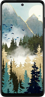 Силиконовый чехол С изображением лесного пейзажа для Motorola Edge 20 Lite - 6548u-2496 изображение 