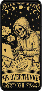 Силіконовий чехол The Overthinker для Motorola Edge 20 Lite - 6774u-2496 изображение 