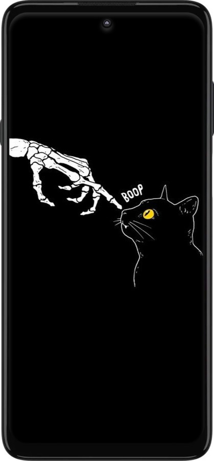 Силиконовый чехол Кошка для Motorola Edge 20 Lite - 6505u-2496 изображение 