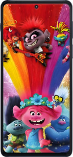 Силіконовий чехол Тролі для Motorola Edge 20 Pro - 6343u-2662 изображение 
