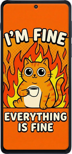 Силіконовий чехол Funny Cat для Motorola Edge 20 Pro - 6786u-2662 изображение 