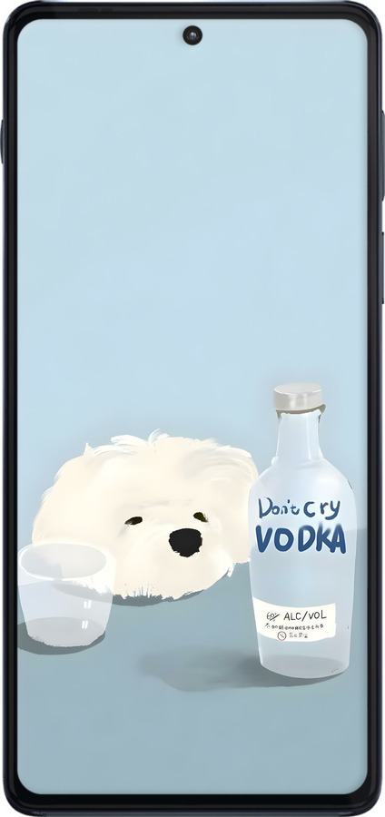Силиконовый чехол Пес водка для Motorola Edge 20 Pro - 6368u-2662 изображение 