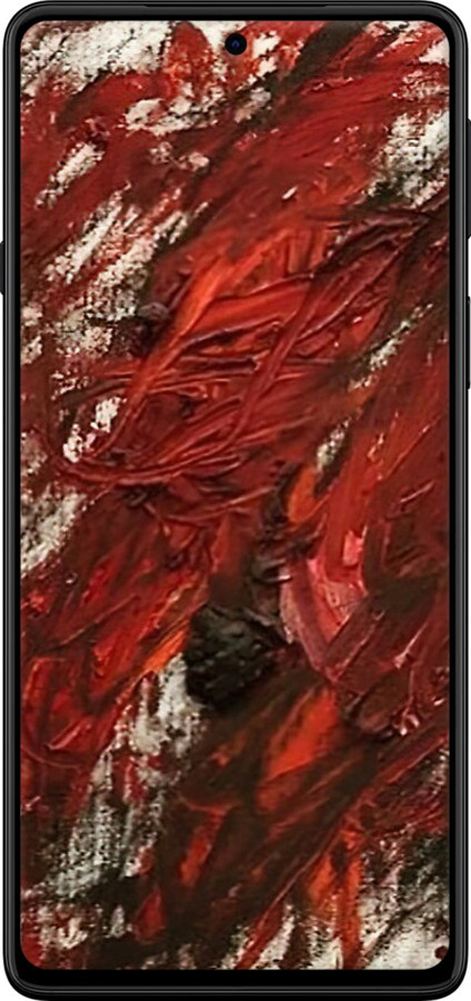 Силиконовый чехол Абстрактная композиция в красных тонах для Motorola Edge 20 - 6541u-2497 изображение 