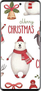 Силиконовый чехол Merry Christmas для Motorola Edge 30 Fusion 5G - 4106u-3198 изображение 