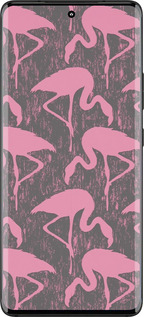 Силіконовий чехол Vintage-Flamingos для Motorola Edge 30 Fusion 5G - 4171u-3198 изображение 