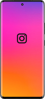 Силиконовый чехол Instagram для Motorola Edge 30 Fusion 5G - 4273u-3198 изображение 