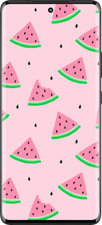 Силиконовый чехол Розовый арбуз для Motorola Edge 30 Fusion 5G - 4314u-3198 изображение 