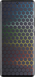Силиконовый чехол Переливающиеся соты для Motorola Edge 30 Fusion 5G - 498u-3198 изображение 