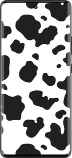Силиконовый чехол Шкура коровы для Motorola Edge 30 Fusion 5G - 5576u-3198 изображение 