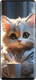 Силиконовый чехол White cat для Motorola Edge 30 Fusion 5G - 5646u-3198 изображение 