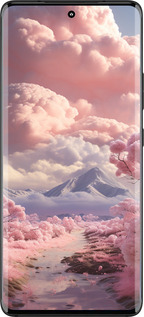 Силиконовый чехол Розовые облака для Motorola Edge 30 Fusion 5G - 5660u-3198 изображение 