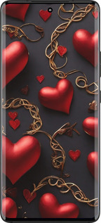 Силиконовый чехол Сердечки для Motorola Edge 30 Fusion 5G - 5831u-3198 изображение 