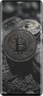 Силіконовий чехол Black Bitcoin для Motorola Edge 30 Fusion 5G - 6090u-3198 изображение 