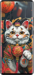 Силиконовый чехол China Cat v2 для Motorola Edge 30 Fusion 5G - 6135u-3198 изображение 