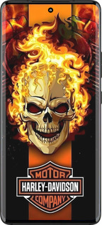 Силиконовый чехол Харлей девидсон для Motorola Edge 30 Fusion 5G - 6370u-3198 изображение 