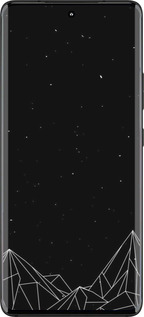 Силіконовий чехол Чорно білі абстрактні гори для Motorola Edge 30 Fusion 5G - 6437u-3198 изображение 